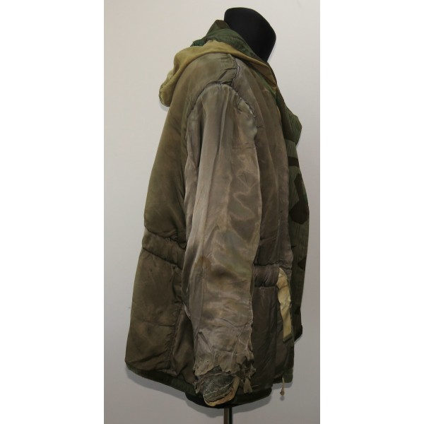 Wehrmacht Heer or Luftwaffe cold-weather parka in Splittertarn camouflage
