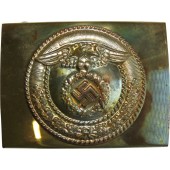 SA der NSDAP brass buckle with a separate front plate. Mint. Original package.