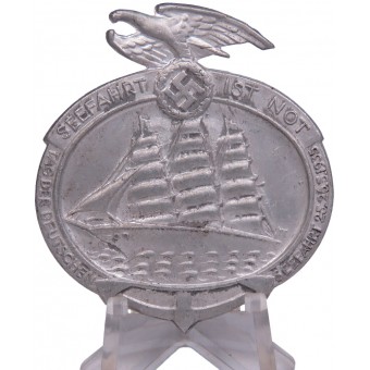 3rd Reich - German Seafaring Day badge. Tag der Deutschen Seefahrt. Espenlaub militaria