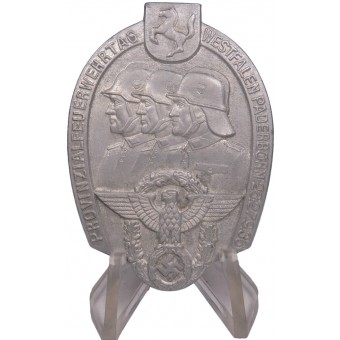 Commemorative badge of the Paderborn Westphalia Fire Police Day. Espenlaub militaria