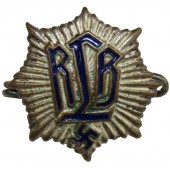 RLB member badge 1st type - 18 mm, H. Aurich Dresden GES.GESCH