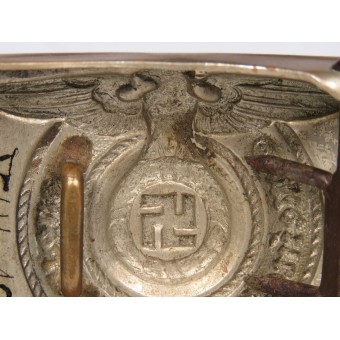 Early cupronickel buckle for SS-VT, SS-TV, A-SS. Espenlaub militaria