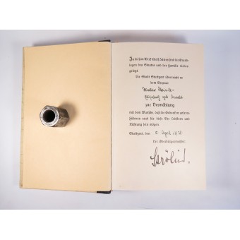 Adolf Hitler Mein Kampf wedding gift variant 1938. Espenlaub militaria