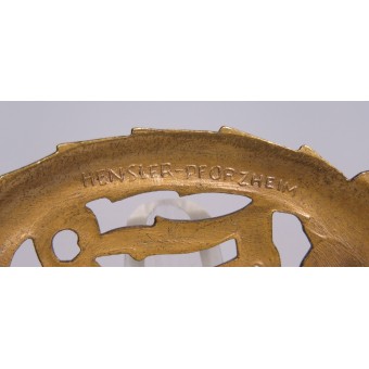DRGM 35 269 Henssler Pforzheim DRL Sportabzeichen, Bronze. Espenlaub militaria