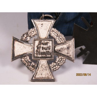 Award bar of a veteran of the WW1. Iron cross 2, 1914. Espenlaub militaria