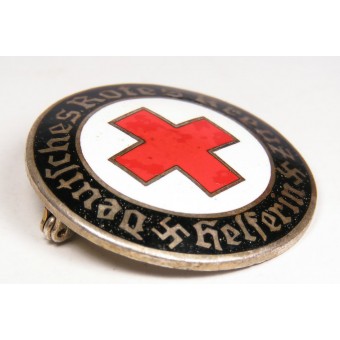 Female assistant in 3rd Reich German Red Cross badge. GES. GESCH. Espenlaub militaria