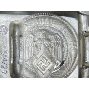 Hitler Youth aluminum buckle M4/27 RZM Overhoff & Cie. Espenlaub militaria