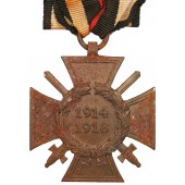 Cruz de Hindenburg 1914-18 cruz de honor con espadas, marcada O 11.