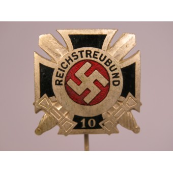 Reichstreubund-Ehrennadel für 10 jährige Mitgliedschaft. Espenlaub militaria