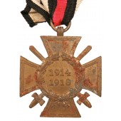 R.V. Pforzheim made Hindenburg cross 1914-18 honor cross
