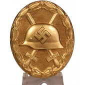 Verwundetenabzeichen 1939 in Gold Buntmetall