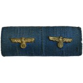 Wehrmacht two eagles service ribbon bar