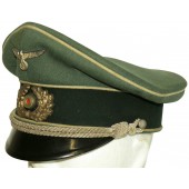 Early Wehrmacht infantry officers visor