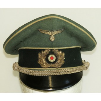Early Wehrmacht infantry officers visor. Espenlaub militaria