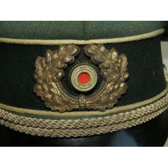 Early Wehrmacht infantry officers visor. Espenlaub militaria