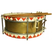 HJ drum with drumsticks