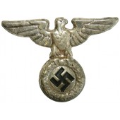 An early NSDAP eagle for headgear of SA stormtroopers or SS before 1935. Alpaca