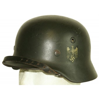 Wehrmacht Heer steel helmet m40, Q62 SD. 1942 issue. Espenlaub militaria