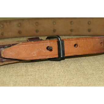 PPD, PPsch leather sling, redone from a Canadian made WW1 slings. Espenlaub militaria