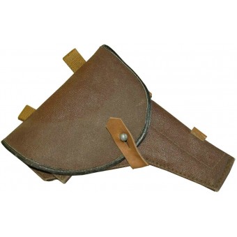 Soviet Russian M 42 universal artificial leather made holster dated 1948 year. Espenlaub militaria