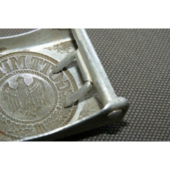 Wehrmacht Heeres aluminum buckle, Gustav Brehmer. Espenlaub militaria