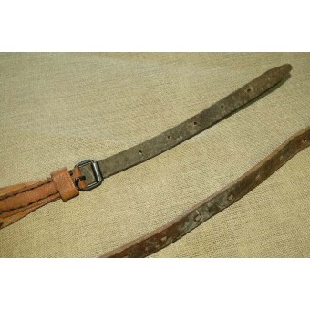 WW2 PPD, PPsch leather sling, remake from a Canadian made WW1 rifle slings.. Espenlaub militaria