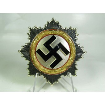 3rd Reich German cross in Gold with award case. 134 marked. Espenlaub militaria