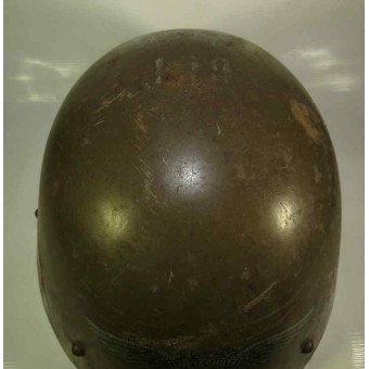3rd Reich Luftschutz re-issued Czech M32 steel helmet. Espenlaub militaria