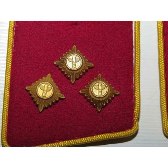 3rd Reich NSDAP Parteileiter collar tabs. Reichseinsatzleiter. Espenlaub militaria