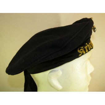 Kriegsmarine sailor’s hat & white removable top cover. Espenlaub militaria