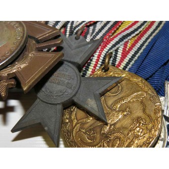 Medal bar with 12 medals for period from 1900 till 40s. Espenlaub militaria