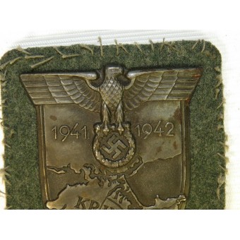 1941-1942 Krim shield, steel. Heer-Army issue. Espenlaub militaria