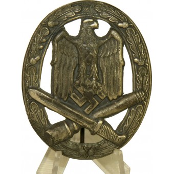 Early brass die stamped Allgemeine Sturmabzeichen - General Assault badge. Espenlaub militaria