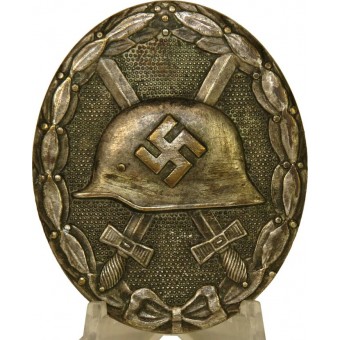 Early Silver class wound badge-Verwundetenabzeichen in Silber, 30 marked.. Espenlaub militaria