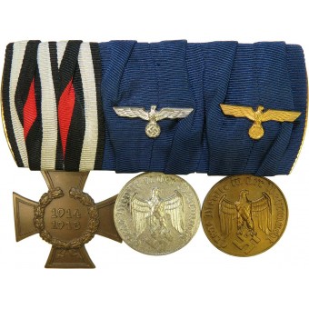 Faithful service in Wehrmacht Heer medal bar. Espenlaub militaria
