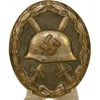 Gustav Brehmer marked 13. Silver class wound badge-Verwundetenabzeichen in Silber. Espenlaub militaria