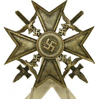 L/11 Spanish cross in silver. Espenlaub militaria