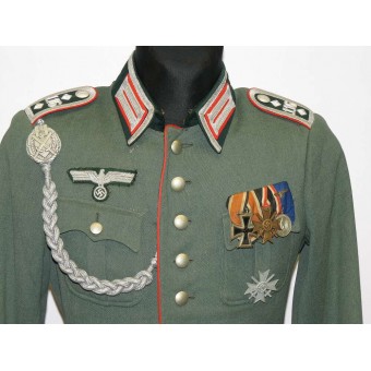 Dienstrock / Ausgehrock for Artillery der Spiess in rank of Oberfeldwebel of arty rgt 116. Espenlaub militaria