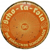 Wehrmacht  Packung Scho-ka-kola chocolate can dated 1941