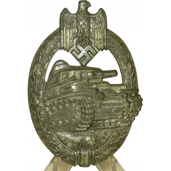 Panzerkampfabzeichen - Tank assault badge decoration, AS marked. Silver class. Espenlaub militaria