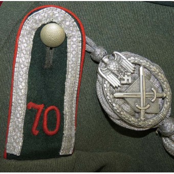 Unteroffizier of 70 Artillery Regiment Dienstrock. Espenlaub militaria