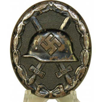 Verwundetenabzeichen in Schwartz/ Wound badge in Black L/11 marked by Wilhelm Deumer. Espenlaub militaria