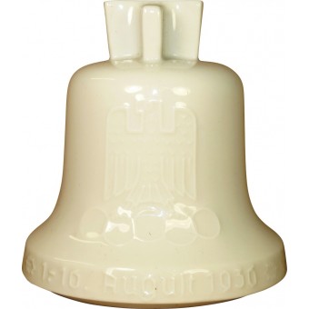 11th Olympic Games in Berlin souvenir porcelain bell 11. XI. Olympischen Spiele 1936 Berlin. Espenlaub militaria