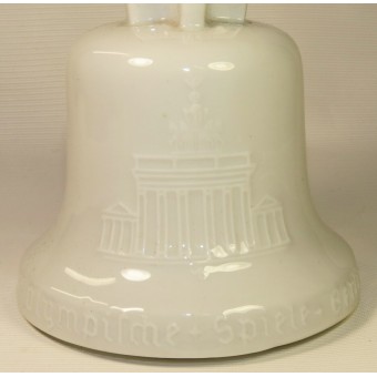 11th Olympic Games in Berlin souvenir porcelain bell 11. XI. Olympischen Spiele 1936 Berlin