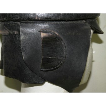 NSKK motorcyclists leather crash helmet first model. Espenlaub militaria