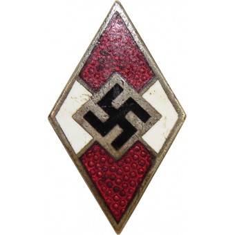 Early HJ badge with marking M 1/ 25 RZM -Rudolf Reiling-Pforzheim. Espenlaub militaria