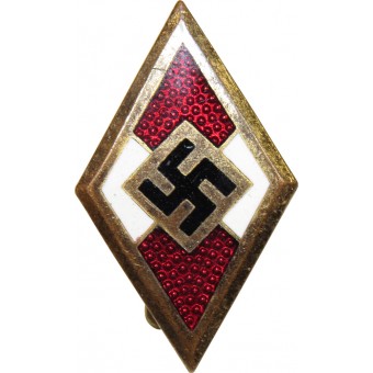 HJ Golden Honor Badge M 1/120 RZM,  Wilhelm Deumer. Espenlaub militaria
