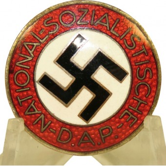 NSDAP memeber badge, 3rd Reich, M1/72 - Fritz Zimmermann.. Espenlaub militaria