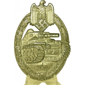 Silver Tank Assault Badge, Frank & Reif. Espenlaub militaria