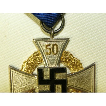 Treue Dienst Ehrenzeichen, 50 Jahre- German Faithful Service Cross-50 years First Class. Espenlaub militaria